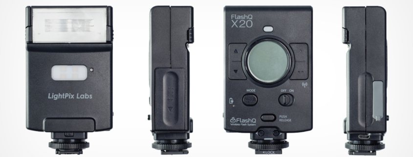 FlashQ X20 یک فلش TTL به اندازه جیبی و یک چراغ ویدیویی LED است